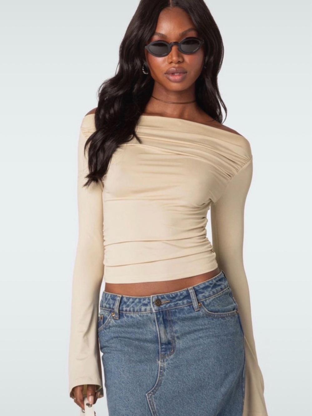 Edikted Dana Gathered Top Size S